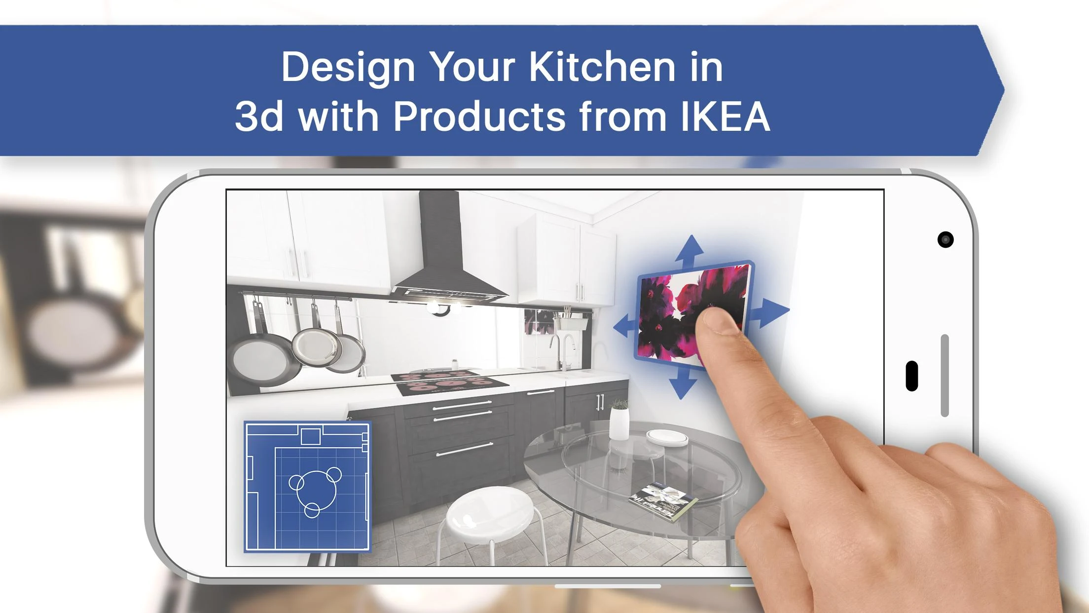 Virtuves dizains: 3D plānotājs